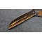 GOLDEN BABY folding knife handmade by the master ANDROSHCHUK KNIVES, steel - S90V, 64 HRC. Photo 2